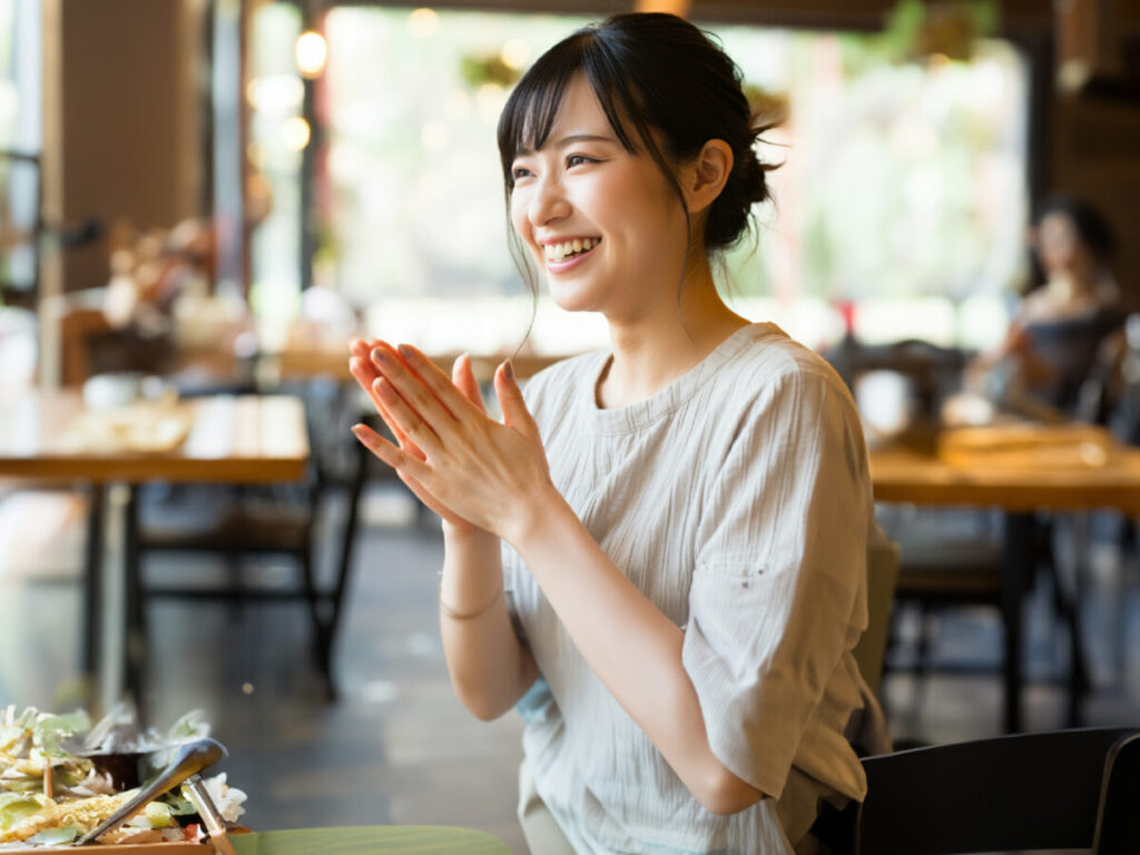 前髪がカワイクで来たのでテンションが上がる女性